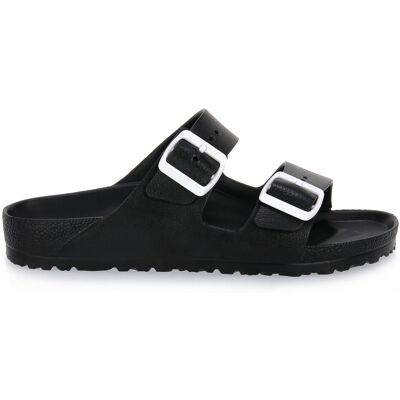 Tofflor BIRKENSTOCK ARIZONA EVA BLACK WHITE CALZ S 38,39 Dam Tofflor BIRKENSTOCK ARIZONA EVA BLACK WHITE CALZ S 38,39 Dam