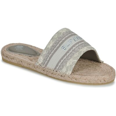 Tofflor Superdry Mules Compensées Style Espadrille En Toile 37,38,39,40 Dam Tofflor Superdry Mules Compensées Style Espadrille En Toile 37,38,39,40 Dam