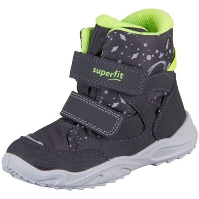 Höga sneakers Superfit Glacier Grau Hellgrün Textil Velour 25 Pojkar Höga sneakers Superfit Glacier Grau Hellgrün Textil Velour 25 Pojkar