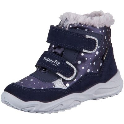 Höga sneakers Superfit Glacier Blau Textil Velour 22 Flickor Höga sneakers Superfit Glacier Blau Textil Velour 22 Flickor