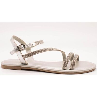 Platta sandaler Tamaris 28113-42-919 Silver 37 Platta sandaler Tamaris 28113-42-919 Silver 37
