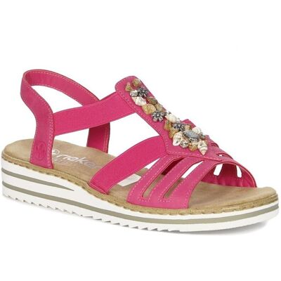 Sandaler med klack Rieker V064931 38 Sandaler med klack Rieker V064931 38