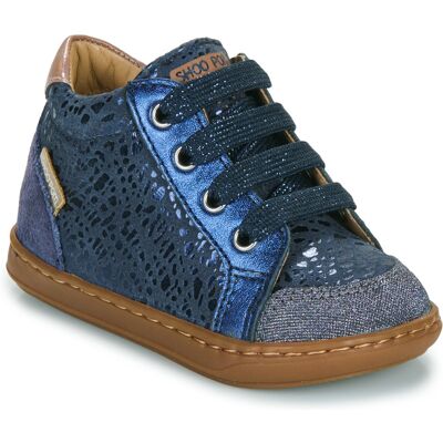 Blå höga sneakers Shoo Pom BOUBA ZIP BOX - Sportskor Blå höga sneakers Shoo Pom BOUBA ZIP BOX - Sportskor