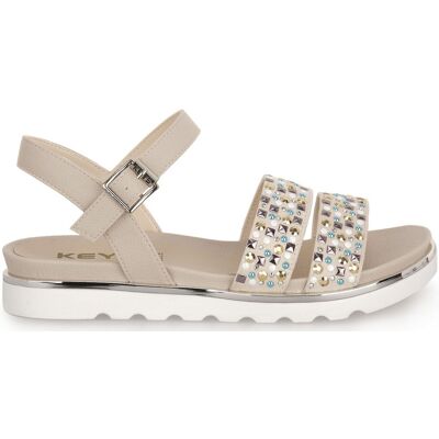Platta sandaler Keys OTTAVIA BEIGE 36,37 Platta sandaler Keys OTTAVIA BEIGE 36,37