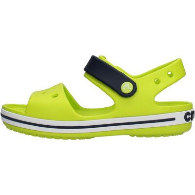 Crocs Crocband Sandal Kids 12856 - Unisex - Lime/Punch - Sandal Crocs Crocband Sandal Kids 12856 - Unisex - Lime/Punch - Sandal