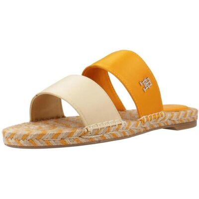 Platta sandaler Tommy Hilfiger Th Satin Flat Espadrille 36,40 Platta sandaler Tommy Hilfiger Th Satin Flat Espadrille 36,40