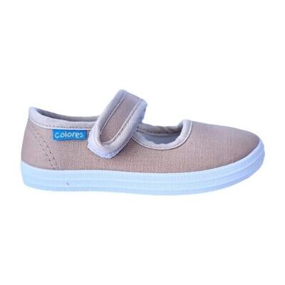 Sneakers Colores MERCEDES LONA 2410 Tostado 23,24,25,26,27,28 Flickor Sneakers Colores MERCEDES LONA 2410 Tostado 23,24,25,26,27,28 Flickor