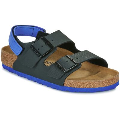 Platta sandaler BIRKENSTOCK Milano AS Kids BF Desert Soil Black/UBlu 39 Platta sandaler BIRKENSTOCK Milano AS Kids BF Desert Soil Black/UBlu 39