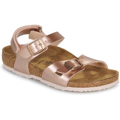 Platta sandaler BIRKENSTOCK Rio AS Kids BF Electric Metallic Copper 26,27,28,29,30,31,32,33,34 Platta sandaler BIRKENSTOCK Rio AS Kids BF Electric Metallic Copper 26,27,28,29,30,31,32,33,34