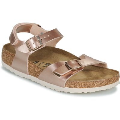 Platta sandaler BIRKENSTOCK Rio AS Kids BF Electric Metallic Copper 37,38,39 Platta sandaler BIRKENSTOCK Rio AS Kids BF Electric Metallic Copper 37,38,39