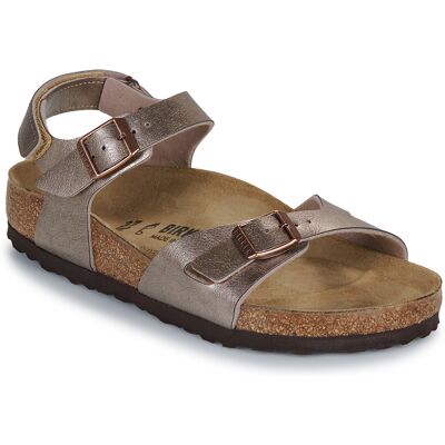 BIRKENSTOCK Rio AS Kids BF Taupe Guld - Sandaler BIRKENSTOCK Rio AS Kids BF Taupe Guld - Sandaler