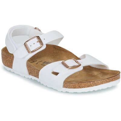 Platta sandaler BIRKENSTOCK Rio AS Kids BF White 27,30,32 Platta sandaler BIRKENSTOCK Rio AS Kids BF White 27,30,32