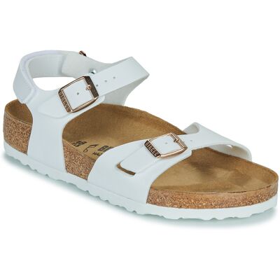 Platta sandaler BIRKENSTOCK Rio AS Kids BF White 37 Platta sandaler BIRKENSTOCK Rio AS Kids BF White 37