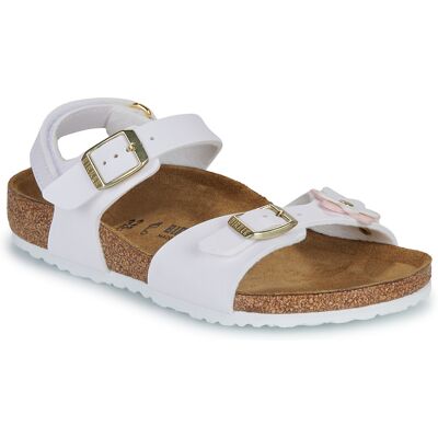 Platta sandaler BIRKENSTOCK Rio AS Kids Flowers BF White 30,32,33 Platta sandaler BIRKENSTOCK Rio AS Kids Flowers BF White 30,32,33
