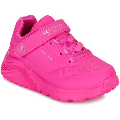 SKECHERS UNO LITE Rosa Sportiga Barnskor SKECHERS UNO LITE Rosa Sportiga Barnskor