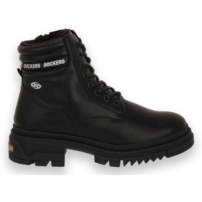 Sneakers Dockers 100 NAPPA NERO 38,40 Dam Sneakers Dockers 100 NAPPA NERO 38,40 Dam