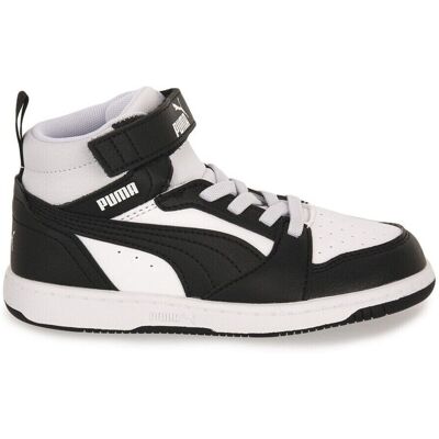 PUMA Rebound V6 Mid Sneakers - Retro basketstil PUMA Rebound V6 Mid Sneakers - Retro basketstil