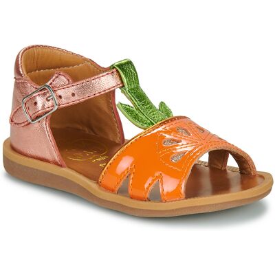 Platta sandaler Pom d'Api POPPY AGRUME 21 Platta sandaler Pom d'Api POPPY AGRUME 21