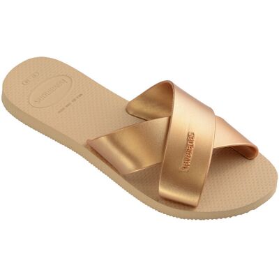 Platta sandaler Havaianas AQUA METALLIC 41 / 42 Platta sandaler Havaianas AQUA METALLIC 41 / 42