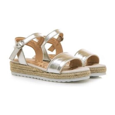 Sandaler med klack MTNG Mustang 48963 Sandalia yute PAD Plata 30 Sandaler med klack MTNG Mustang 48963 Sandalia yute PAD Plata 30