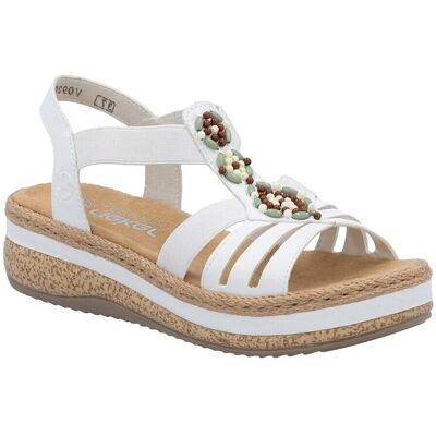 Sandaler med klack Rieker V092080 38,39,41 Sandaler med klack Rieker V092080 38,39,41