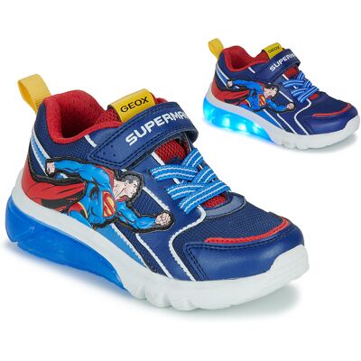 Sneakers Geox J CIBERDRON BOY SUPERMAN 24,25,26,27 Pojkar Sneakers Geox J CIBERDRON BOY SUPERMAN 24,25,26,27 Pojkar