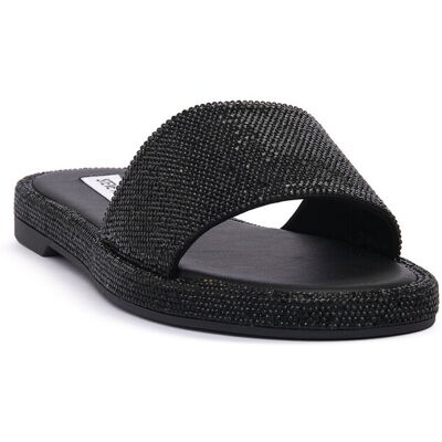 Platta sandaler Steve Madden BLA ACHIEVE 39,37 1/2,38 1/2 Platta sandaler Steve Madden BLA ACHIEVE 39,37 1/2,38 1/2