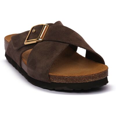 Tofflor Frau VELOUR MORO 39 Dam Tofflor Frau VELOUR MORO 39 Dam