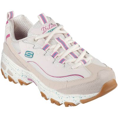Skechers D'lites Naturlig/Multifärgad - Skor Skechers D'lites Naturlig/Multifärgad - Skor