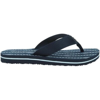 Flip-flops Tommy Hilfiger Th Chain Print Beach 37,40 Dam Flip-flops Tommy Hilfiger Th Chain Print Beach 37,40 Dam