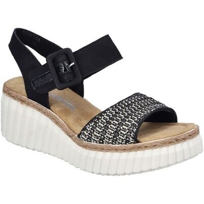 Sandaler med klack Rieker 6917600 37,38,39,40 Sandaler med klack Rieker 6917600 37,38,39,40