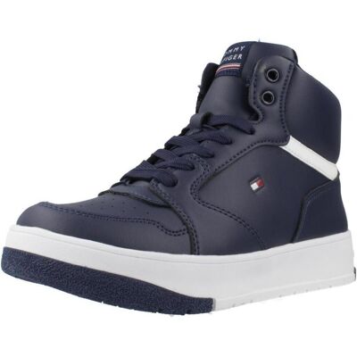 Höga sneakers Tommy Hilfiger Mid Cutlace-up Sneaker 30 Pojkar Höga sneakers Tommy Hilfiger Mid Cutlace-up Sneaker 30 Pojkar
