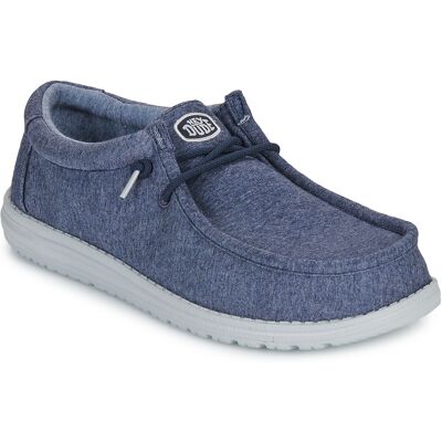 Slip-on-skor HEYDUDE Wally Stretch Jersey Navy 40,41,42,43,44,45 Herr Slip-on-skor HEYDUDE Wally Stretch Jersey Navy 40,41,42,43,44,45 Herr