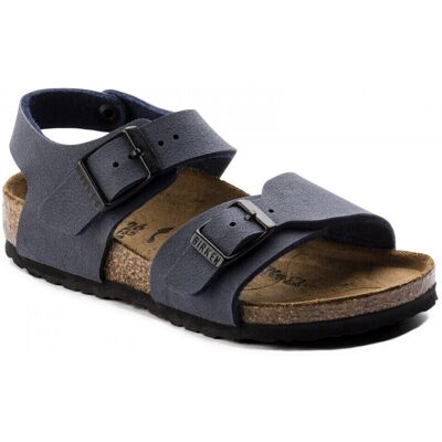 Platta sandaler BIRKENSTOCK New york kids birko-flor birkibuc 27,29 Platta sandaler BIRKENSTOCK New york kids birko-flor birkibuc 27,29