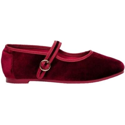 Ballerinor Paez Mary Jane W - Velvet Burgundy 41 Dam Ballerinor Paez Mary Jane W - Velvet Burgundy 41 Dam
