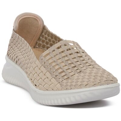 Slip-on-skor Imac KAYLA BEIGE 37,40 Dam Slip-on-skor Imac KAYLA BEIGE 37,40 Dam