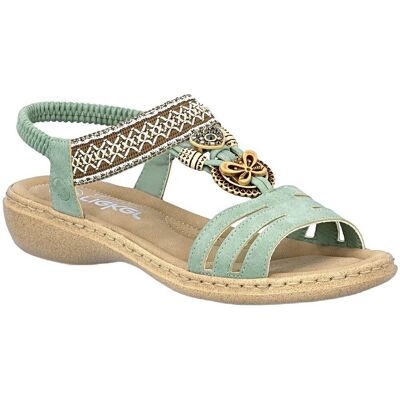 Platta sandaler Rieker 61855 39,40,41 Platta sandaler Rieker 61855 39,40,41