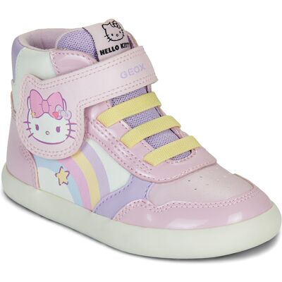 Höga sneakers Geox B GISLI GIRL HELLO KITTY 24,25,26,27 Flickor Höga sneakers Geox B GISLI GIRL HELLO KITTY 24,25,26,27 Flickor