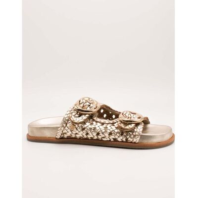 Platta sandaler Carmela 163058-03 Piel Oro 36 Platta sandaler Carmela 163058-03 Piel Oro 36