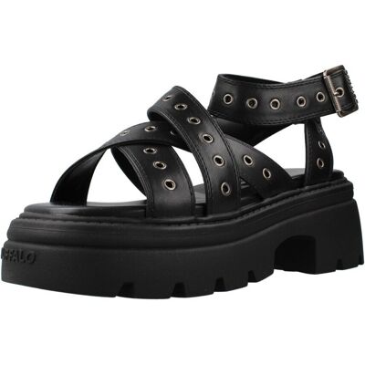 Sandaler med klack Buffalo 1602360b 37,38,39,40 Sandaler med klack Buffalo 1602360b 37,38,39,40