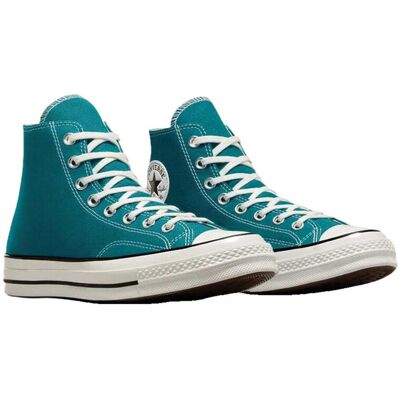 Höga sneakers Converse Baskets chuck 70 hi en toile turquoise 37 1/2 Dam Höga sneakers Converse Baskets chuck 70 hi en toile turquoise 37 1/2 Dam