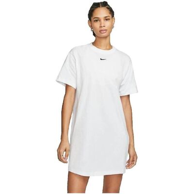 Kortklänningar Nike Robe Essential oversize en coton EU S,EU M Dam Kortklänningar Nike Robe Essential oversize en coton EU S,EU M Dam