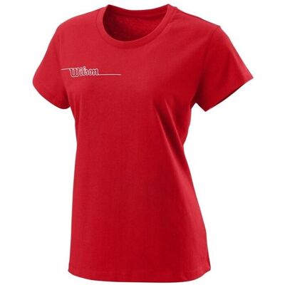 Wilson WRA795403 Röd Kortärmad T-Shirt - T-Shirt Wilson WRA795403 Röd Kortärmad T-Shirt - T-Shirt
