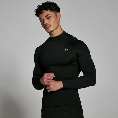 MP Men's Training High Neck Long Sleeve Baselayer – Black - S MP Men's Training High Neck Long Sleeve Baselayer – Black - S