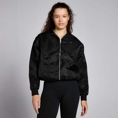 MP Kvinnors Lifestyle Nylon Bomber Jacka - Svart MP Kvinnors Lifestyle Nylon Bomber Jacka - Svart