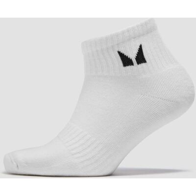 MP Unisex Ankle Socks (1 Pack) - White - UK 6-8 MP Unisex Ankle Socks (1 Pack) - White - UK 6-8