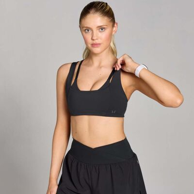 MP Women's Tempo Double Layer Sports Bra – Black - XS MP Women's Tempo Double Layer Sports Bra – Black - XS