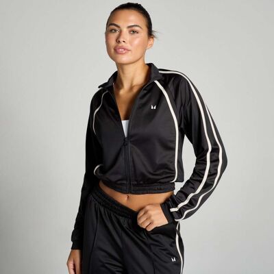 MP Women's Tricot Track Jacket – Svart/Vit - S MP Women's Tricot Track Jacket – Svart/Vit - S