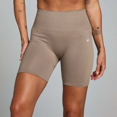 MP Women's Shape Seamless Cycling Shorts – Light Taupe - M MP Women's Shape Seamless Cycling Shorts – Light Taupe - M