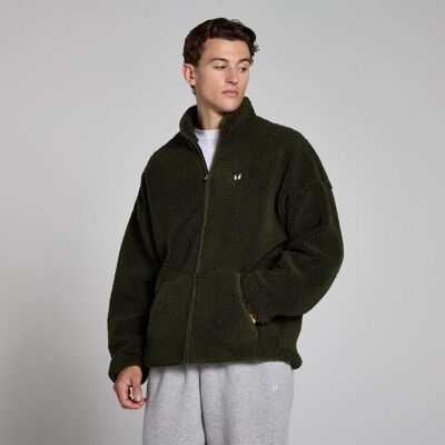 MP Men's Borg Full Zip – Grön - M MP Men's Borg Full Zip – Grön - M